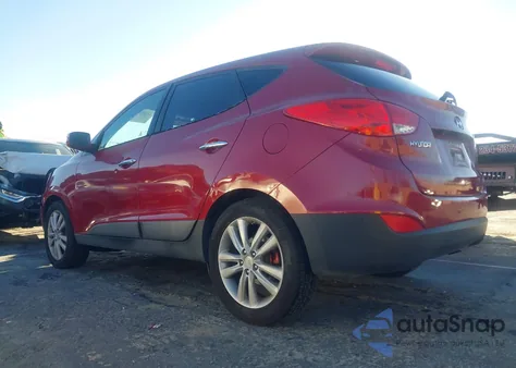 2010 Hyundai Tucson Limited z USA, uszkodzony, nr VIN KM8JUCAC9AU024189
